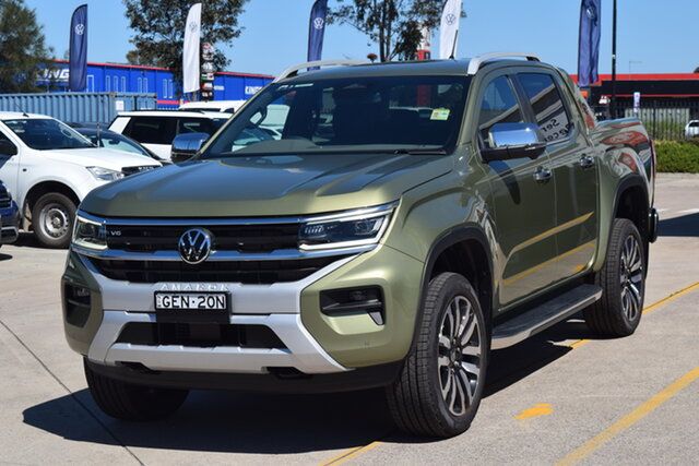Demo Volkswagen Amarok NF MY26 TDI600 4MOTION Perm Aventura Rutherford, 2026 Volkswagen Amarok NF MY26 TDI600 4MOTION Perm Aventura Reed Green Metallic 10 Speed Automatic