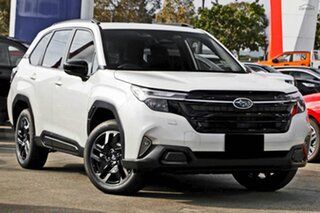2026 Subaru Forester S6 MY26 Touring CVT AWD Crystal White 8 Speed Constant Variable Wagon.