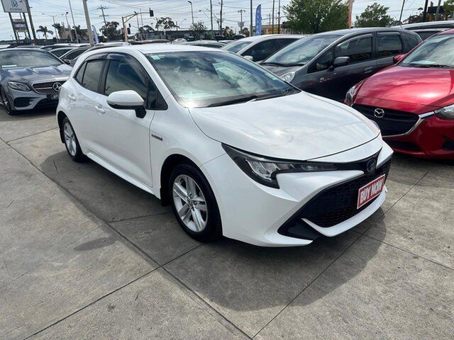 Used Toyota Corolla ZWE211R Ascent Sport E-CVT Hybrid Maidstone, 2018 Toyota Corolla ZWE211R Ascent Sport E-CVT Hybrid 1 Speed Constant Variable Hatchback Hybrid