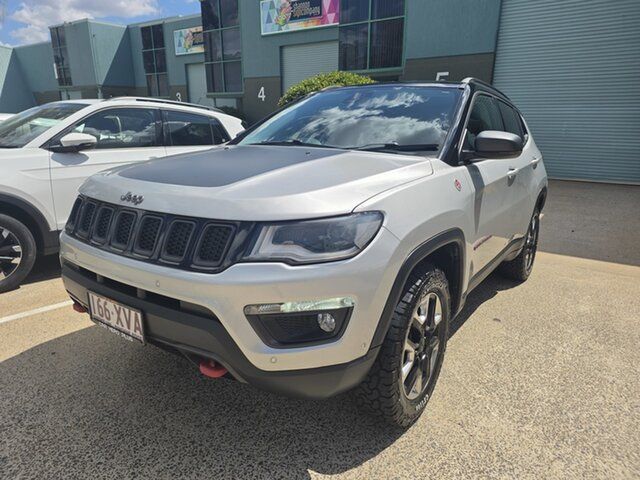 Used Jeep Compass M6 MY18 Trailhawk (4x4 Low) Toowoomba, 2017 Jeep Compass M6 MY18 Trailhawk (4x4 Low) Silver Metallic 9 Speed Automatic Wagon
