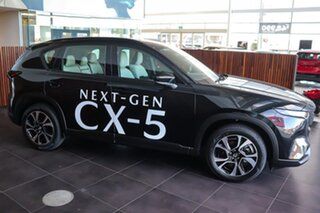 2026 Mazda CX-5 KM0HA0 G25 SKYACTIV-Drive i-ACTIV AWD Touring Jet Black 6 Speed Sports Automatic