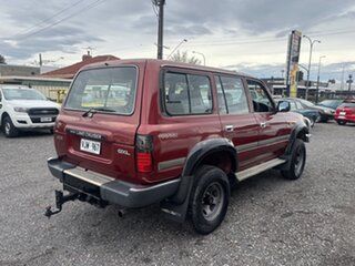 1992 Toyota Landcruiser GXL (4x4) Burgundy 5 Speed Manual 4x4 Wagon.
