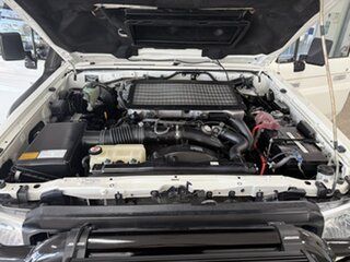 2018 Toyota Landcruiser VDJ78R Workmate Troopcarrier White 5 Speed Manual Wagon