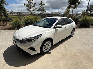 2023 Kia Cerato BD MY24 S White 6 Speed Sports Automatic Hatchback.