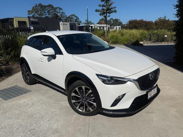 Used Mazda CX-3 DK2W7A sTouring SKYACTIV-Drive FWD Cooroy, 2023 Mazda CX-3 DK2W7A sTouring SKYACTIV-Drive FWD White 6 Speed Sports Automatic Wagon