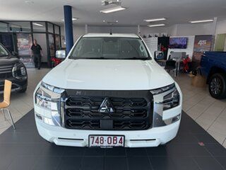 2025 Mitsubishi Triton MV MY25 GLS Double Cab 4x4 White 6 Speed Sports Automatic Cab Chassis