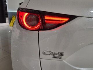 2021 Mazda CX-5 KF4WLA Akera SKYACTIV-Drive i-ACTIV AWD White 6 Speed Sports Automatic Wagon.