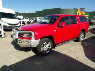 2018 Volkswagen Amarok 2H MY18 TDI550 4MOTION Perm Highline Red 8 Speed Automatic Utility