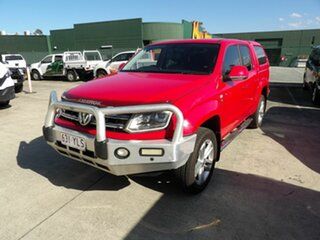2018 Volkswagen Amarok 2H MY18 TDI550 4MOTION Perm Highline Red 8 Speed Automatic Utility