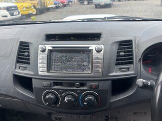2011 Toyota Hilux KUN16R MY11 Upgrade SR White 5 Speed Manual Cab Chassis
