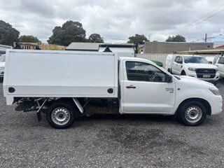 2011 Toyota Hilux KUN16R MY11 Upgrade SR White 5 Speed Manual Cab Chassis