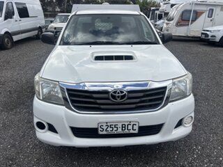 2011 Toyota Hilux KUN16R MY11 Upgrade SR White 5 Speed Manual Cab Chassis