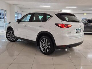 2021 Mazda CX-5 KF4WLA Akera SKYACTIV-Drive i-ACTIV AWD White 6 Speed Sports Automatic Wagon.