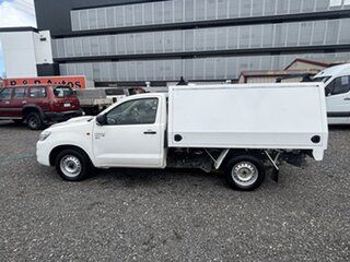 2011 Toyota Hilux KUN16R MY11 Upgrade SR White 5 Speed Manual Cab Chassis.
