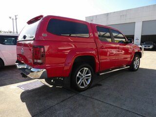 2018 Volkswagen Amarok 2H MY18 TDI550 4MOTION Perm Highline Red 8 Speed Automatic Utility