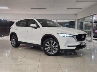 2021 Mazda CX-5 KF4WLA Akera SKYACTIV-Drive i-ACTIV AWD White 6 Speed Sports Automatic Wagon.