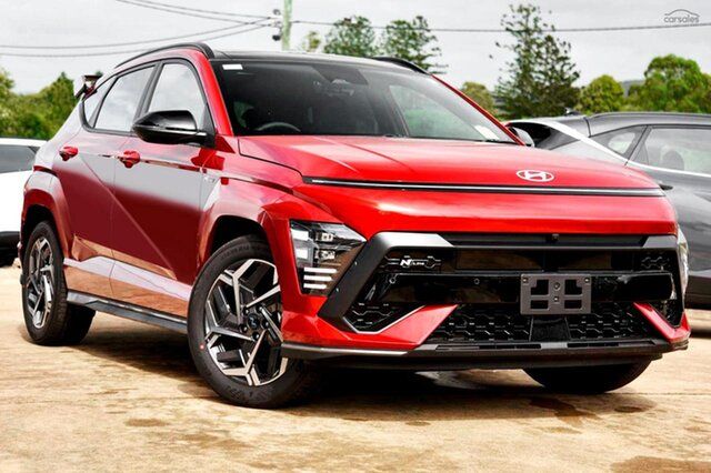 New Hyundai Kona SX2.V3 MY27 Hybrid D-CT 2WD Premium N Line Aspley, 2026 Hyundai Kona SX2.V3 MY27 Hybrid D-CT 2WD Premium N Line Ultimate Red 6 Speed