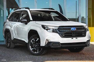 2026 Subaru Forester S6 MY26 Premium CVT AWD Crystal White 8 Speed Constant Variable Wagon.