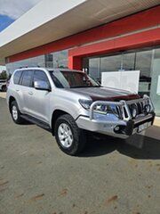 2018 Toyota Landcruiser Prado GDJ150R GXL Silver 6 Speed Sports Automatic Wagon.