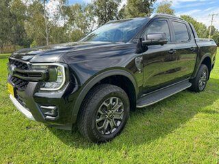 2023 Ford Ranger PY 2024.00MY Wildtrak Black 10 Speed Sports Automatic Dual Cab