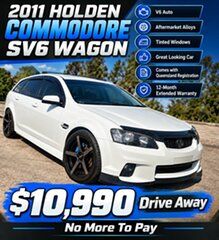 2011 Holden Commodore VE II MY12 Omega Sportwagon White 6 Speed Sports Automatic Wagon