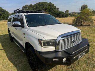 2012 Toyota Tundra (No Series) Platinum Limited White Automatic Utility