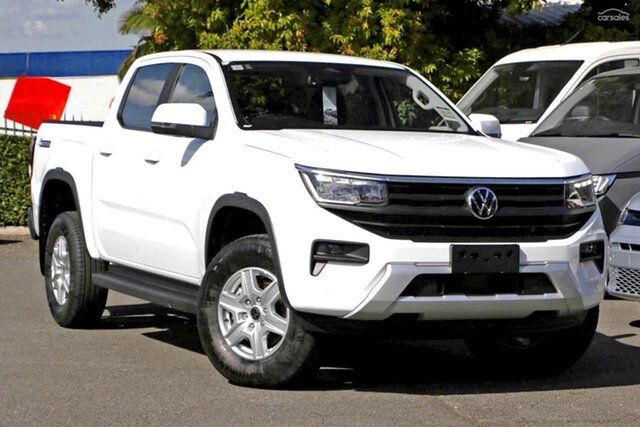 Demo Volkswagen Amarok NF MY25 TDI500 4MOT Life Bundamba, 2025 Volkswagen Amarok NF MY25 TDI500 4MOT Life Clear White 10 Speed Automatic Utility