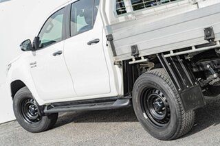 2020 Toyota Hilux GUN126R SR Double Cab White 6 Speed Sports Automatic Cab Chassis