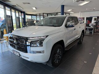 2025 Mitsubishi Triton MV MY25 GLS Pick-up Double Cab 4x4 White Diamond 6 Speed Sports Automatic