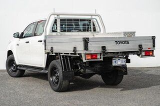 2020 Toyota Hilux GUN126R SR Double Cab White 6 Speed Sports Automatic Cab Chassis