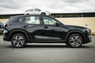 2026 Mazda CX-5 KM0HA0 G25 SKYACTIV-Drive i-ACTIV AWD Touring Jet Black 6 Speed Sports Automatic.