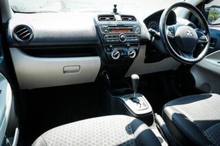 2013 Mitsubishi Mirage LA MY14 ES White 1 Speed Constant Variable Hatchback