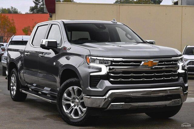 New Chevrolet Silverado T1 MY25 1500 LTZ Premium Pickup Crew Cab W/Tech Pack Aspley, 2025 Chevrolet Silverado T1 MY25 1500 LTZ Premium Pickup Crew Cab W/Tech Pack Sterling Grey 10 Speed