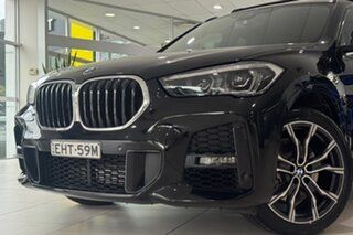 2020 BMW X1 F48 LCI sDrive 20I Black 7 Speed Auto Dual Clutch Wagon.