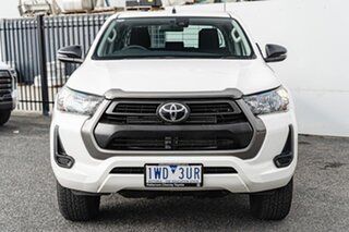 2020 Toyota Hilux GUN126R SR Double Cab White 6 Speed Sports Automatic Cab Chassis