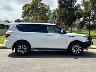 2026 Nissan Patrol Y62 MY26 TI Moonstone White 7 Speed Sports Automatic Wagon.