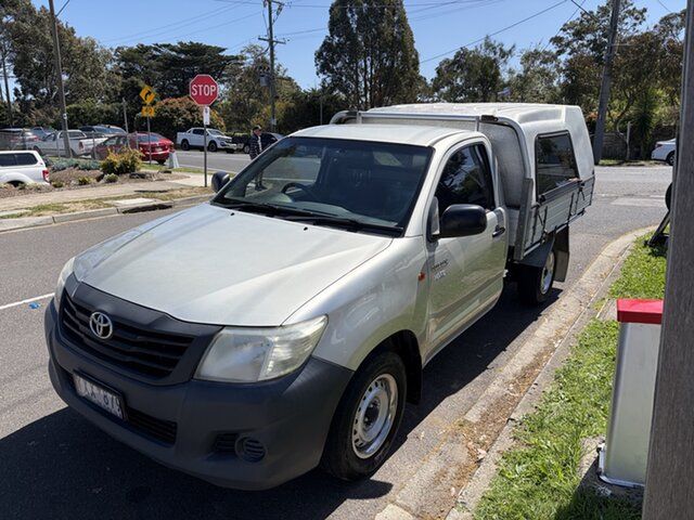 Used Toyota Hilux (2WD) Workmate Briar Hill, 2012 Toyota Hilux (2WD) Workmate Silver Automatic Cab Chassis