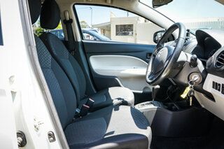 2013 Mitsubishi Mirage LA MY14 ES White 1 Speed Constant Variable Hatchback