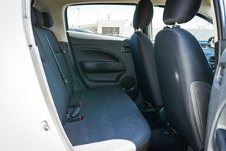 2013 Mitsubishi Mirage LA MY14 ES White 1 Speed Constant Variable Hatchback