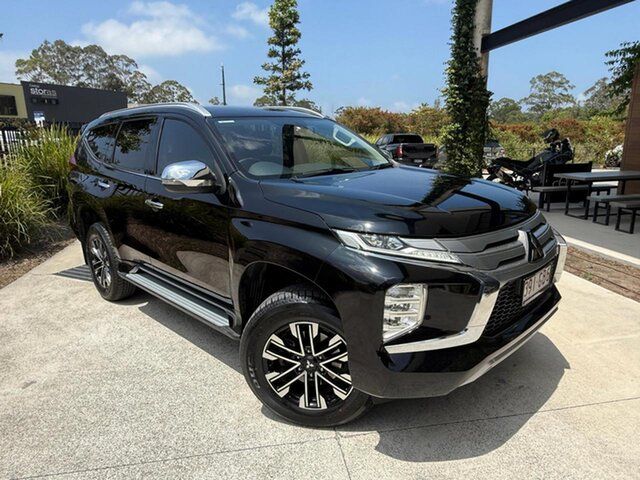 Used Mitsubishi Pajero Sport QF MY22 GLS Cooroy, 2022 Mitsubishi Pajero Sport QF MY22 GLS Black 8 Speed Sports Automatic Wagon