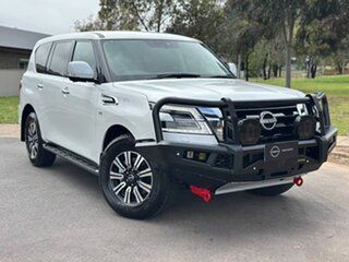 2026 Nissan Patrol Y62 MY26 TI Moonstone White 7 Speed Sports Automatic Wagon.