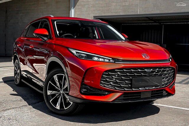 New MG HS AS33P MY25 Super Hybrid Essence Wodonga, 2025 MG HS AS33P MY25 Super Hybrid Essence Red 3 Speed Automatic Wagon Hybrid