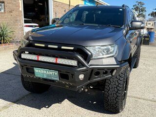 2016 Ford Ranger PX MkII Wildtrak Double Cab Grey 6 Speed Sports Automatic Double Cab.
