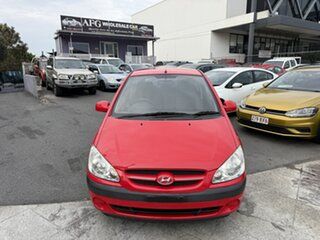 2008 Hyundai Getz TB Upgrade SX Red 4 Speed Automatic Hatchback.