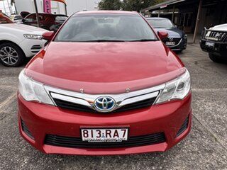 2013 Toyota Camry AVV50R Hybrid H Red 1 Speed Constant Variable Sedan Hybrid