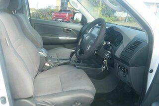 2013 Toyota Hilux KUN26R MY12 SR5 Double Cab White 4 Speed Automatic Utility