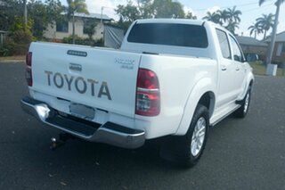 2013 Toyota Hilux KUN26R MY12 SR5 Double Cab White 4 Speed Automatic Utility