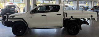 2021 Toyota Hilux GUN126R SR Double Cab White 6 Speed Sports Automatic Cab Chassis