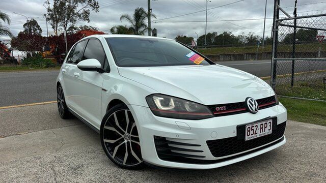 Used Volkswagen Golf AU MY14 GTi Loganholme, 2014 Volkswagen Golf AU MY14 GTi White 6 Speed Direct Shift Hatchback