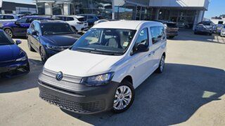 2026 Volkswagen Caddy SKN MY26 TSI220 Cargo Crewvan LWB DSG White 7 Speed
